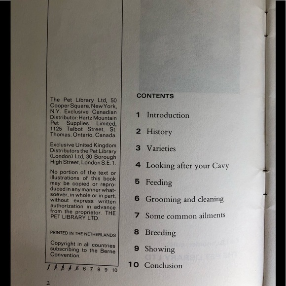 Vintage 1975 Enjoy Your Guinea Pig Book - Picture 4 of 6